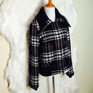 Levi’s plaid bomber jacket